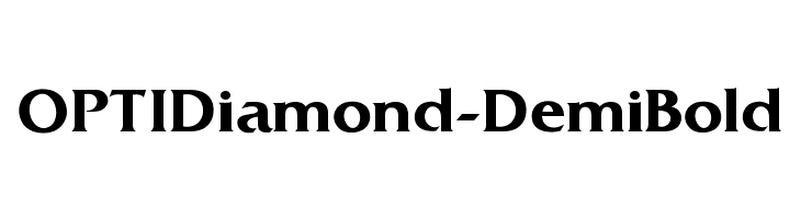 OPTIDiamond-DemiBold Font