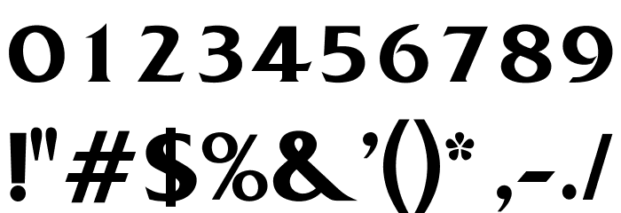 OPTIDiamond-DemiBold Font OTHER CHARS