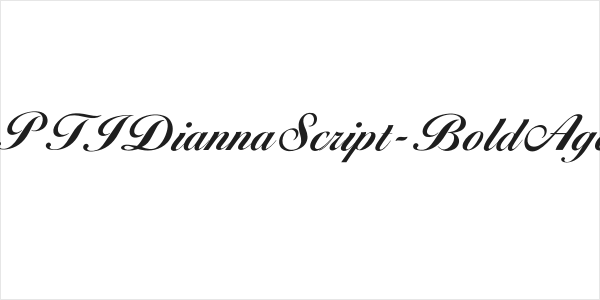 OPTIDiannaScript-BoldAgen Logo