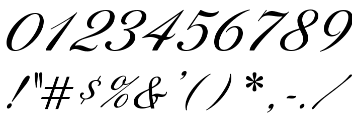 OPTIDiannaScript-LightAgen Font OTHER CHARS