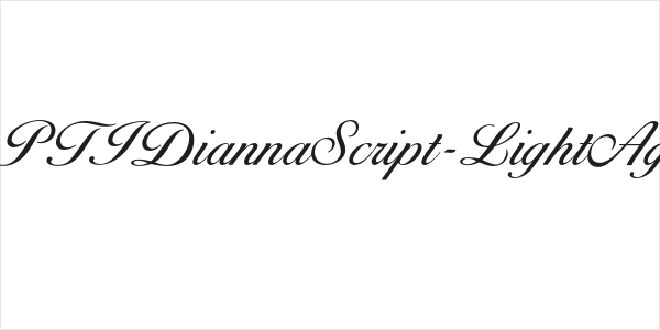 OPTIDiannaScript-LightAgen Logo