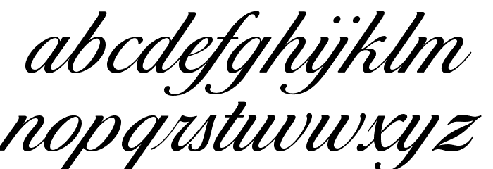 OPTIDiannaScript-LightAgen Font LOWERCASE