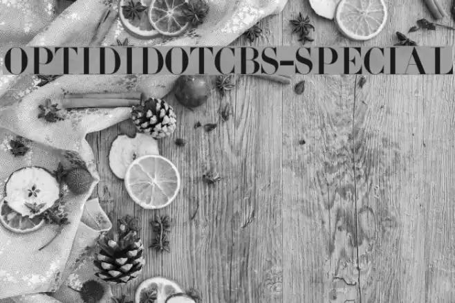 OPTIDidotCBS-Special Font examples