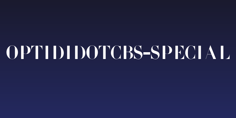 OPTIDidotCBS-Special Social Header