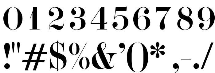 OPTIDiode Font OTHER CHARS