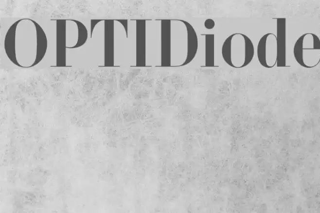 OPTIDiode Font examples
