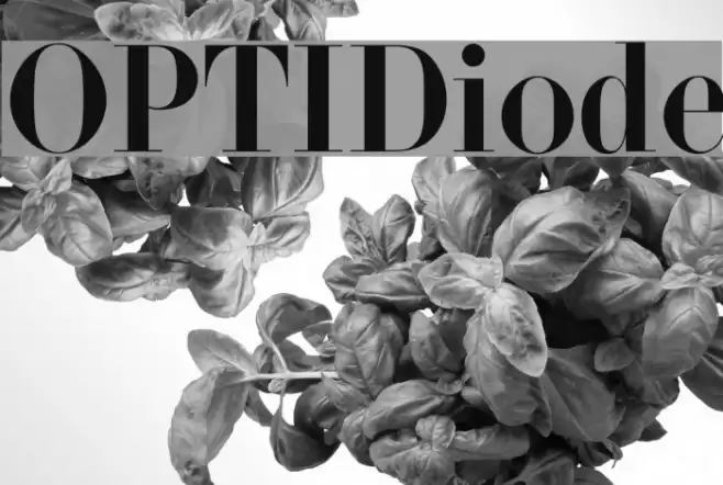 OPTIDiode Font examples