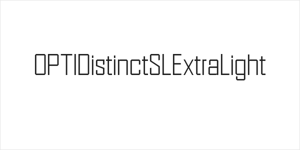 OPTIDistinctSLExtraLight Logo