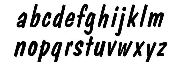 OPTIDom-Diagonal Font LOWERCASE