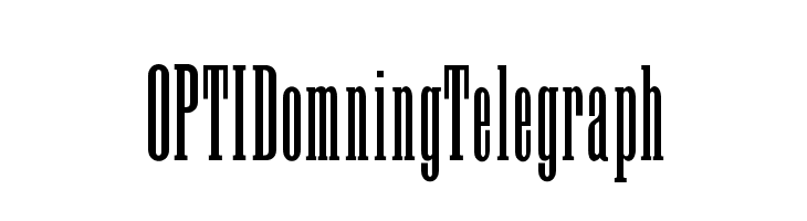 OPTIDomningTelegraph  नि: शुल्क फ़ॉन्ट्स डाउनलोड