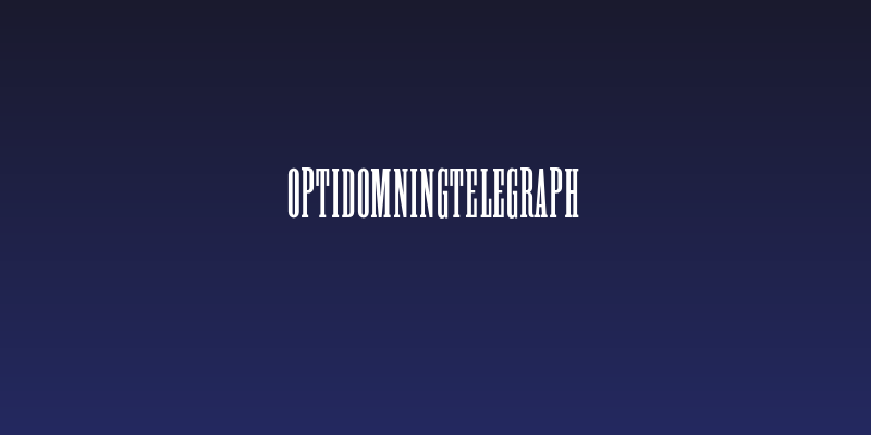 OPTIDomningTelegraph Social Header