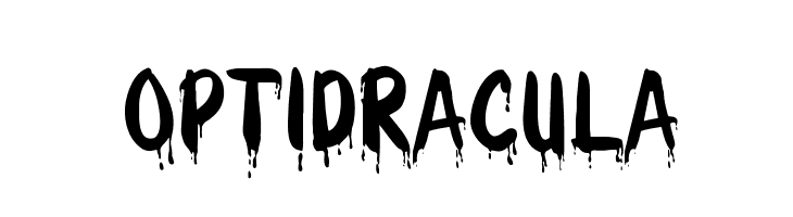OPTIDracula  font caratteri gratis