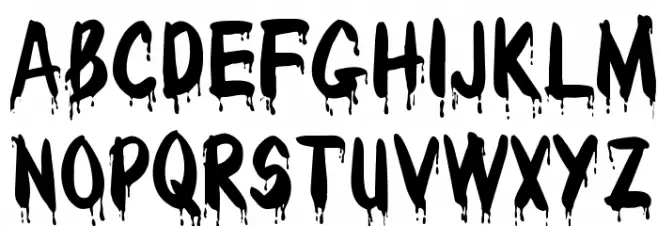 OPTIDracula Schriftart Groß