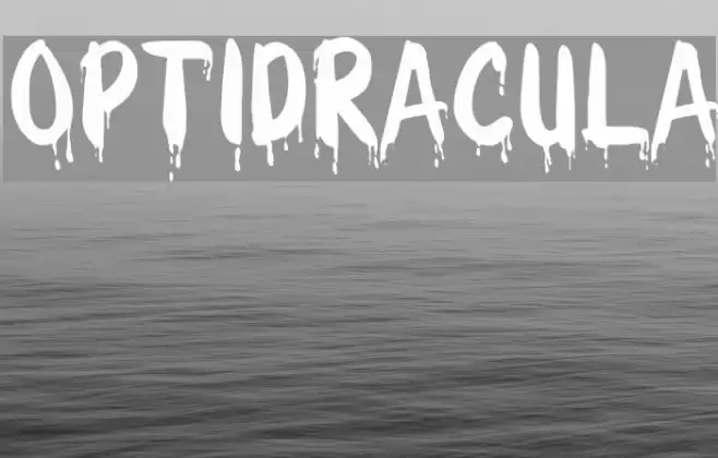 OPTIDracula Font examples