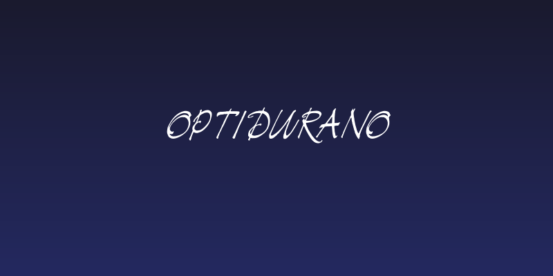 OPTIDurano Social Header