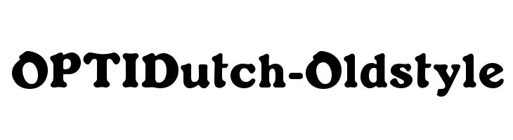 OPTIDutch-Oldstyle Font