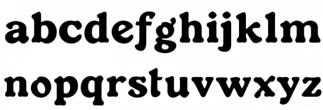 OPTIDutch-Oldstyle フォント 小文字