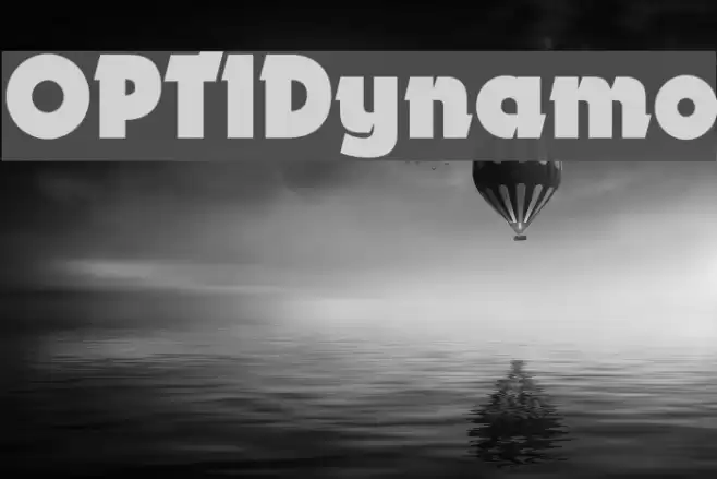 OPTIDynamo Font examples