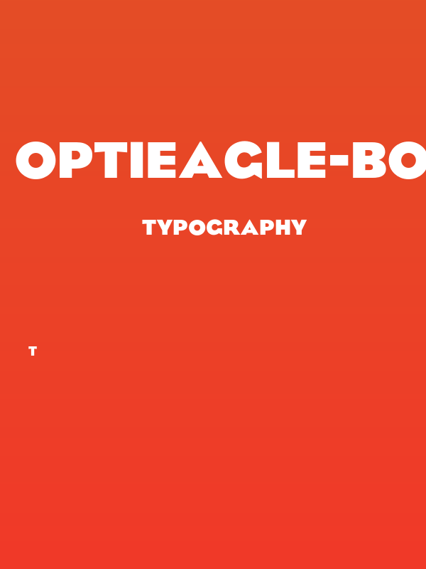 OPTIEagle-Bold Poster