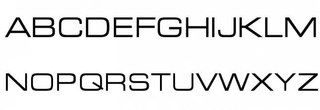 OPTIEdgar-Extended Schriftart Groß