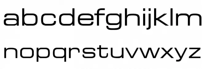 OPTIEdgar-Extended 字体 小写