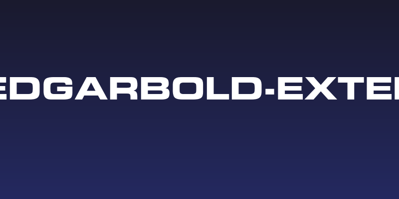 OPTIEdgarBold-Extended Social Header