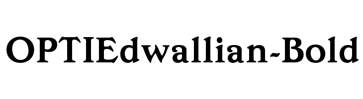 OPTIEdwallian-Bold  Скачать бесплатные шрифты