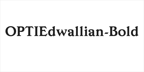 OPTIEdwallian-Bold Logo