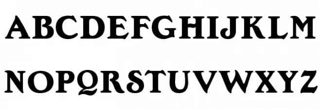 OPTIEdwallianExtraBold Fonte MAIÚSCULAS