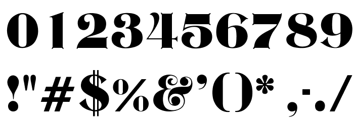 OPTIEdwards Font OTHER CHARS