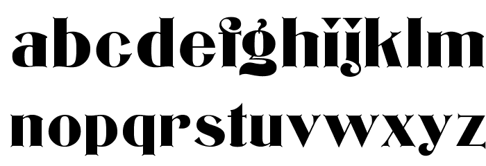 OPTIEdwards Font LOWERCASE