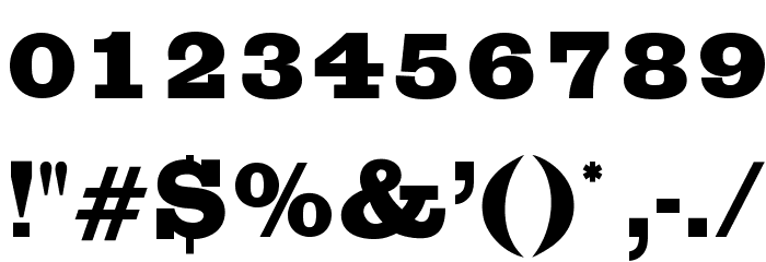 OPTIEgiziano-Normal Font OTHER CHARS