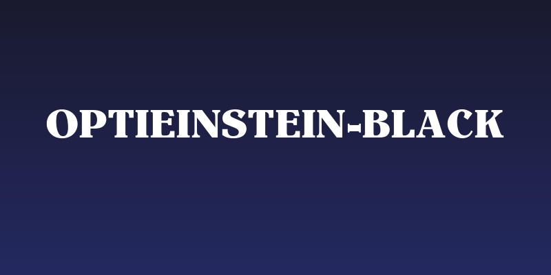 OPTIEinstein-Black Social Header