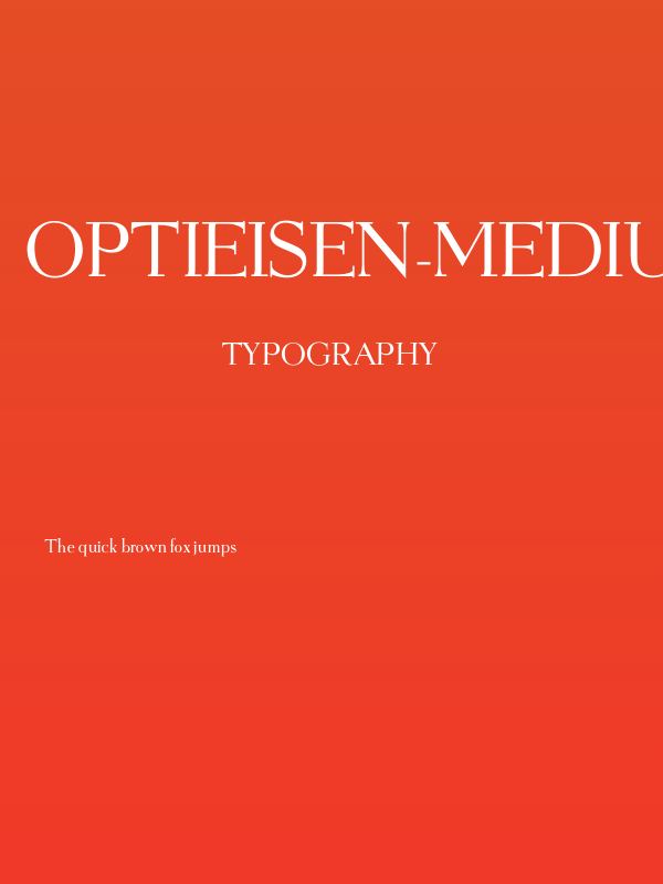 OPTIEisen-Medium Poster