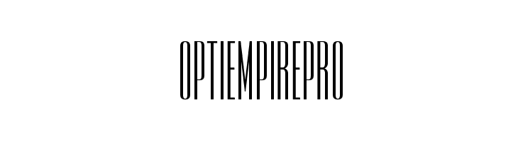 OPTIEmpirePro Font