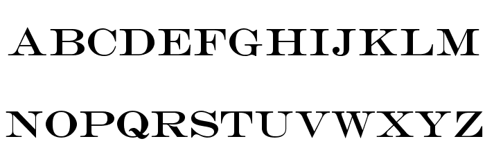 OPTIEngraversRoman-No2 Font LOWERCASE