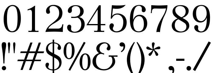OPTIEpitome-Medium Font OTHER CHARS