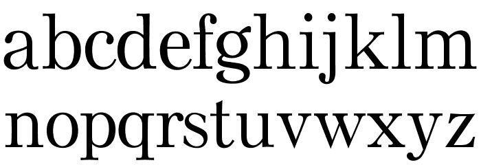 OPTIEpitome-Medium Font LOWERCASE