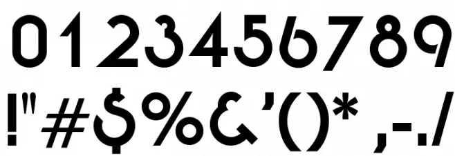 OPTIEton-Bold Font OTHER CHARS