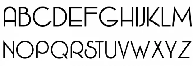 OPTIEton-Medium Caratteri MAIUSCOLE
