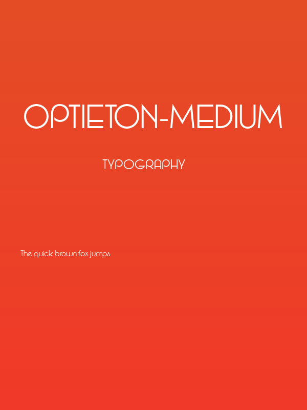 OPTIEton-Medium Poster