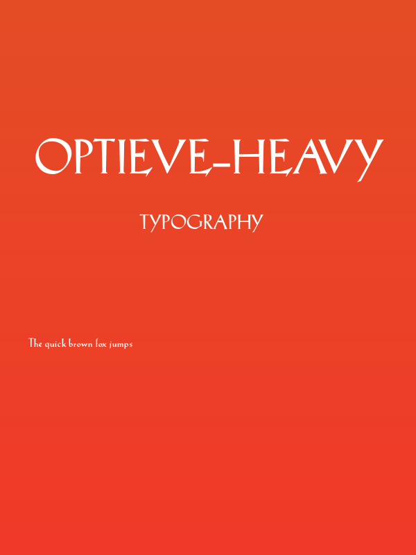 OPTIEve-Heavy Poster