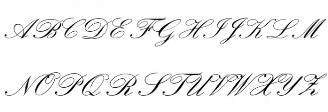 OPTIExcelsiorScript-SemiBd फ़ॉन्ट अपरकेस