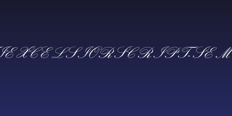 OPTIExcelsiorScript-SemiBd Social Header