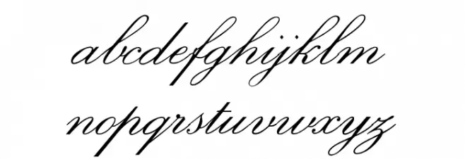 OPTIExcelsiorScript Polices MINUSCULES