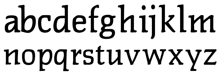 OPTIFaberMedium-Agency Font LOWERCASE