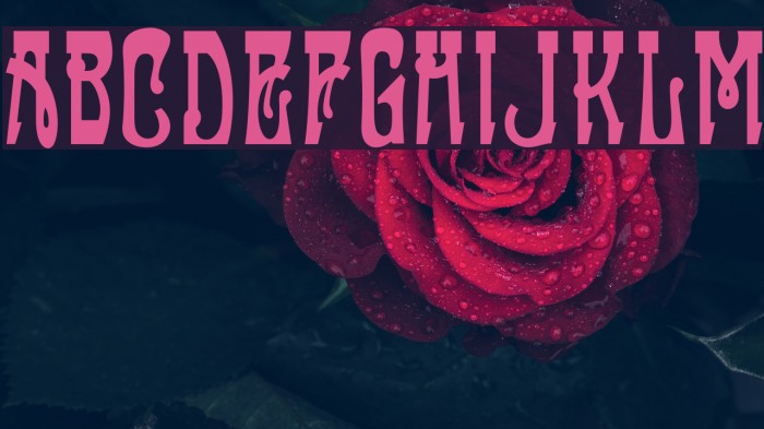 OPTIFanfare Font examples