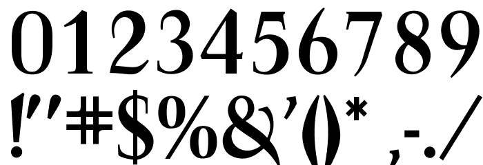 OPTIFavrile-Bold Font OTHER CHARS
