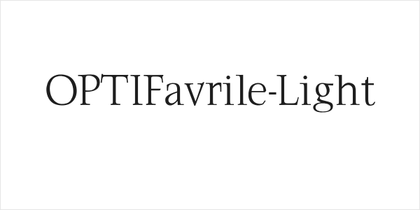 OPTIFavrile-Light Logo