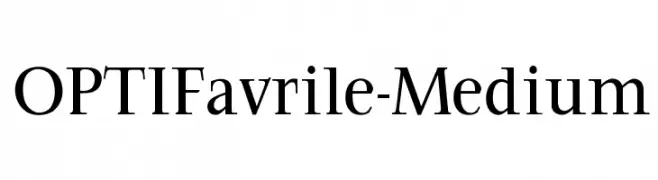 OPTIFavrile-Medium  les polices de caractères gratuit tlcharger